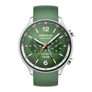 OnePlus Watch 2R with Wear OS 4 by Google,Snapdragon W5 Chipset,Upto 100hrs Battery Life,1.43’’ AMOLED Display,100+ Sports Mode,Dual Frequency GPS,5 ATM,IP68 & BT Calling [Forest Green]