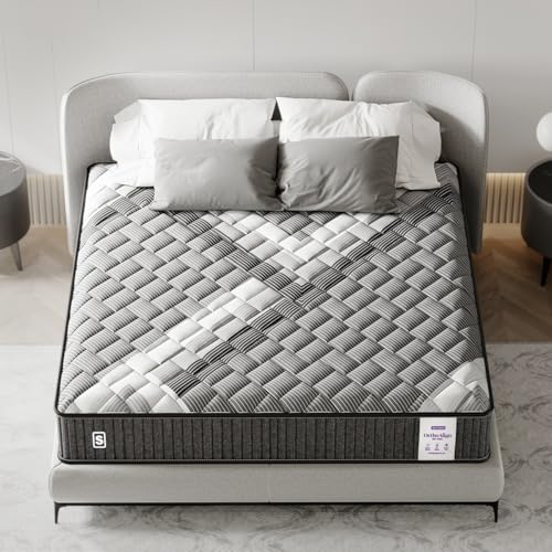Springwel OrthoAlign Bonded Foam 6 Inch Firm Mattress | 15 Yrs Warranty | Orthopedic - Back Pain & Spine Support | Breathable & Anti Microbial Bamboo Charcoal Fabric | Single Size (72X30X6) Inches