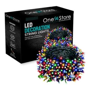 One94Store LED Pixel String Light Pack of 1 – 36 Ft Copper Wire Fairy Lights, Bright Multicolor Decorative Lights for Diwali Decoration, Home Décor, Pooja, Festival, Christmas, Wedding & Party