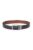 Louis Philippe Men’s 100% Italian Leather Brush Gun Metal Buckle Formal Reversible Belt