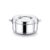 Praylady Vintage Insulated Hot Pot Casserole 1 Litre – Stainless Steel Food Warmer with Lid | Leak-Proof Thermal Serving Bowl for Lunch, Dinner, Storage | Durable, Elegant Design | Silver Finish