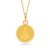 KALYAN JEWELLERS Women 24K (999) Purity Goddess Lakshmi Gold Coin Pendant 2 Gms
