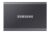 Samsung T7 1TB, Portable SSD, up to 1050MB/s, USB 3.2 Gen2, for Photography, Gaming, Students & Professionals, External Solid State Drive (MU-PC1T0T), Grey