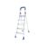 Happer Premium Foldable Aluminium Step Ladder, Clamber Pro, 5 Steps (Blue & Satin)