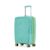 LAttitude By Provogue Core Cabin Suitcase 55 cm 20 inch Polypropylene Hard Trolley Bag, 8 Spinner Wheels, Recessed Number Lock, Lightweight Carry-On Luggage for Men & Women Aegean Blue/Meadow Yellow