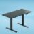 The Sleep Company – AeroPlus Electric Height Adjustable Desk | Ergonomic Work from Home Table | 4 Memory Presets | 2 Years Warranty | 1600 x 700 Thick Top | Free Installation | Black & Black