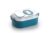 Attro Happy Meal Lunch Box Comes with 1 Small Container, Stylish Anti Spill Lid & 1 Baby Spoon Outer Plastic & Inner Stainless Steel BPA Free, Food Grade – 700ml Peacock Green