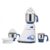 Preethi Blue Leaf Diamond Mixer Grinder, 750 Watt 3 Jars + Flexi Lid, White