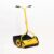 UGAOO Push Manual Lawn Mower with Grass Catcher | 16-Inch Push Reel Mower with 0.5 to 1.5 Inch Height Adjustable | Classic Grass Cutter Machine for Home Garden and Yard (Yellow)