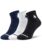ZENSHARK Bamboo Socks for Men & Women, Pack of 3 (Black/White/Navy Blue) | Anti-Odour Lightweight Ankle Socks | Breathable Sweat-Absorbing Natural bamboo Fabric Blend Gym Running Sports Socks