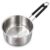 Jensons Stainless Steel Saucepan,Tea Pot, Milk Pot, with Strong Grip Handle 1.1 LTR