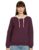 Amazon Brand – Symbol Women’s Cottonblend Hooded Neck Regular Sweatshirts (Aw18Wnssw21_Plum_Small_Plum_S)