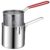 Small Deep Frying with Strainer Basket, 1200 ml Stainless Steel Fry Pan with Handle, Mini Oil Fryer Pan for French Fries, Chicken Wings, Shrimp, Fish, Pasta, Sauce and Kitchen Cooking