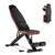 Cockatoo Alpha X10 Strength Training Incline Decline Bench Press With Resistance Band, Flat and Upright Gym Bench For Home,Max User Weight-150Kg