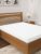 BIANCA Mattress Protector -1pc Medium (coolsheild) | Waterproof & Breathable Anti Bacterial | Size Mattress Protector with Fitted Pattern and Elastic Edges. Plain-White