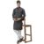 SOJANYA (Since 1958 Men’s Silk Blend Black Kurta with Multi Color Embroidery and Off-White Pyjama