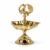 Brass Peacock Diya for Puja Room Decorative Oil Lamp with 5 Wicks Gold Finish Handcrafted Traditional Brass Deepam for Home Temple Festival Decor (8)