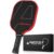 AMPICKLE Pickle Ball Paddle,Fiberglass Pickleball Paddle,Frosted Surface Pickleball Rackets, USAPA Standards，Oversized Sweet Spot Pickle Ball Paddle for Indoor Outdoor (A-Line Red)