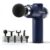 Lifelong Gun Massager for Pain Relief – 8 Massage Heads, 6 Speed Modes, Rechargeable, Quiet 20W Motor, Lightweight & Portable Deep Tissue Massager for Back, Neck, Legs & Travel Use