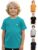 ONN Boy’s Half Sleeves Round Neck Solid Cotton T-Shirt OA748_BLK_MST_GM_SGN_NB_60_5PC