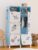 BOXJOY Plastic Kids Wardrobe with 6 Doors, Sticker Sheet & 5 Hook Holder