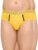 John Players Pack of 2 Cotton Briefs with Striped Waistband in Yellow (JBF043M07_M_Yellow)