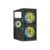 Intex Bolt Computer Gaming Cabinet | Micro-ATX, Mini-ITX | 12cm LED Fans | Mesh Front Panel | Compact PC Case | Smooth Airflow | Acrylic Side Panel | 4 PCI Slots | 260mm VGA Support