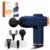 AGEasy (Max Group) Relief Compact Massage Gun with 1-Year Warranty | 6 Speed Levels, 4 Massage Heads | USB Type-C Rechargeable Handheld Massager | Full Body Pain Relief Muscle Massage Machine for Men & Women (Blue)
