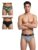 Levi’s Men Pack of 3 Printed Cotton Stretch Elastic Waistband Brief