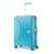 American Tourister Aerostep 8 Wheels 77 Cm Small Cabin 4 Wheel Inline Trolley Bag Hardshell Case Polypropylene 360 Degree Wheeling System Luggage,4 Wheel Inline Trolley Bag for Travel,Teal,Large