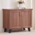 Home Centre | Helios Alton 9 Pairs Shoe Cabinet | Engineered Wood | Walnut | 1 Year Warranty