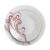 Cello Opalware Imperial Series Red Swirl 33 Pieces Dinner Set | Opal Glass Crockery for 6 | Bone Ash-Free, Lightweight, Elegant White Plate & Bowl Set |Opalglass Dinner Set for Daily Use & Gifting