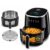 INALSA Air Fryer with Stainless Steel Basket| Non Toxic|5.5 ltr & 1600 Watt| SteelChef DW5.5