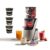 Sujata Cold Pressed Slow Juicer SJ01 | Ideal for Fruit, Vegetable Juices, Nut Milks, Smoothies & Frozen Desserts | Dual Feeding Chute | Reverse Function | Magnetic Safety Lock