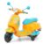PRO KIDS® Classic Vespa Style Ride-On Electric Scooter for Kids | 12V Battery Bike with Bluetooth, USB, AUX, Music & LED Lights | Safe & Smooth Ride | Boys & Girls (2–8 Years)