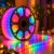 Desidiya 5 Metre Multicolour LED Rope Light for Diwali Decoration, Flexible Bendable Pipe Light for Home, Balcony, Gate, Terrace & Ceiling Cove, Plug-in Decorative Lights for Christmas & Wedding