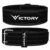 VICTORY Weight Lifting Belt, Genuine Leather Weight Lifting Belt 4″ inch Durable Comfortable Lower Back Support for Men Women | Body Fitness Gym Back Support Weightlifting Belt (Black, Xl)