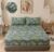 BSB HOME 240 TC Cotton Fitted Double Bedsheet with 2 Pillow Covers, Elastic Bed Sheet, Soft Breathable Skin-Friendly Fabric, All Season Comfort – 72 x 72 + 8 Inches (Sage Green)