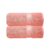 Sulfar 100% Combed Cotton, Quick Drying Highly Absorbent, Luxury Hand Towel Set (Pack of 2, 40 X 70 cm) Coral Pink
