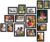 Amazon Brand – Solimo Collage Photo Frames, Set Of 15 (4Pcs – 4X6 Inch, 8Pcs – 5X7 Inch, 3Pcs – 8X10 Inch), Black, Engineered Wood, Oblong, Wall Mount