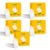 Jaquar Strella Slim 8W Square Recess Down Light – Cool White, Energy Efficient LED Ceiling Light for Home and Office (Pack of 5)