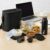 CELLO MF Glassy Pro Lunch Box with Jacket For Office, Black | 3 x 400ml Glass Containers, 1 x 225ml, 2 x 50ml Mini Containers & Bottle 700ml, Microwave Safe Airtight Leakproof Tiffin Box For Daily Use