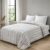 Zinnia Ultra Soft Microfibre Printed Comforter | (Print – Designer) (VINTRO Blue Beige and Blue)