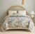 BSB HOME Ultrasonic 280tc All Season Supersoft King Size bedcover/Rajaai Quilted Bedspread Ac Blanket/Comforter for Double Bed Durable and Lightweight 220 x 230 Cm, Abstract Teal & White