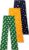 T2F Gilrs Flared Leggings (Pack of 5)(GLSLEG03_Multicolor 2_3-4 yrs)