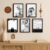 Art Street A4 Size Photo Frame For Wall Set of 5 Black Picture Frame For Home and Office Decoration, Size -8×12 Inches