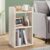 ABOUT SPACE Side Table – Bed Side Tables for Bed Room with 2 Adjustable Shelves | DIY Engineered Wood Night Stand with Storage, Open Display End Table for Home Office (L 33 x B 24 x H 61.5 cm – Beige)
