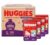 Huggies Complete Comfort Wonder Pants | Pant Style Baby Diapers Large Size, 256 Count | India’s Fastest Absorbing diaper, Clinically Proven to Prevent Diaper Rash | Ideal for 9 to 14 Kgs (64 count, Pack of 4)