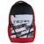Gear School Bp04 38L Large Water Resistant School Bag/Casual 5 Compartment Backpack/Daypack/Travel Standard Backpack/Kids Bag/College Bag For Boys/Girls/Men/Women (Red-Black)