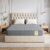 Shayan Orthopedic Memory Foam Mattress | 4 inch Queen Size | HR Foam Support with Motion Isolation | Breathable Knitted Fabric | Pressure Relief & Spine Support Mattress | 75x60x4 Inches Grey.